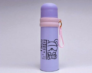 Warm and Cool Metal With Rubber Strap Water Bottle (Future)