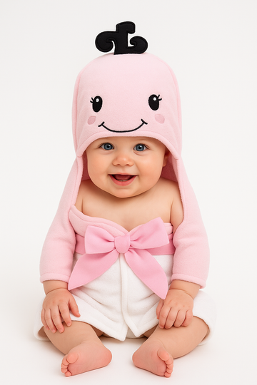 Hudson Baby Hooded Character Towel