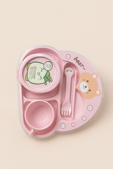 Baby Feeding Set (4 Pcs) Teddy Bear