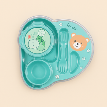 Baby Feeding Set (4 Pcs) Teddy Bear