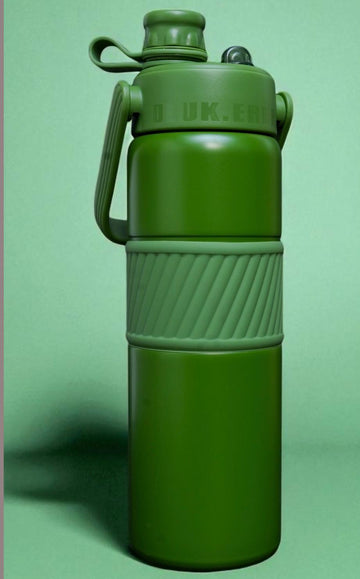 Water Bottle Thermos With Rubber Grip
