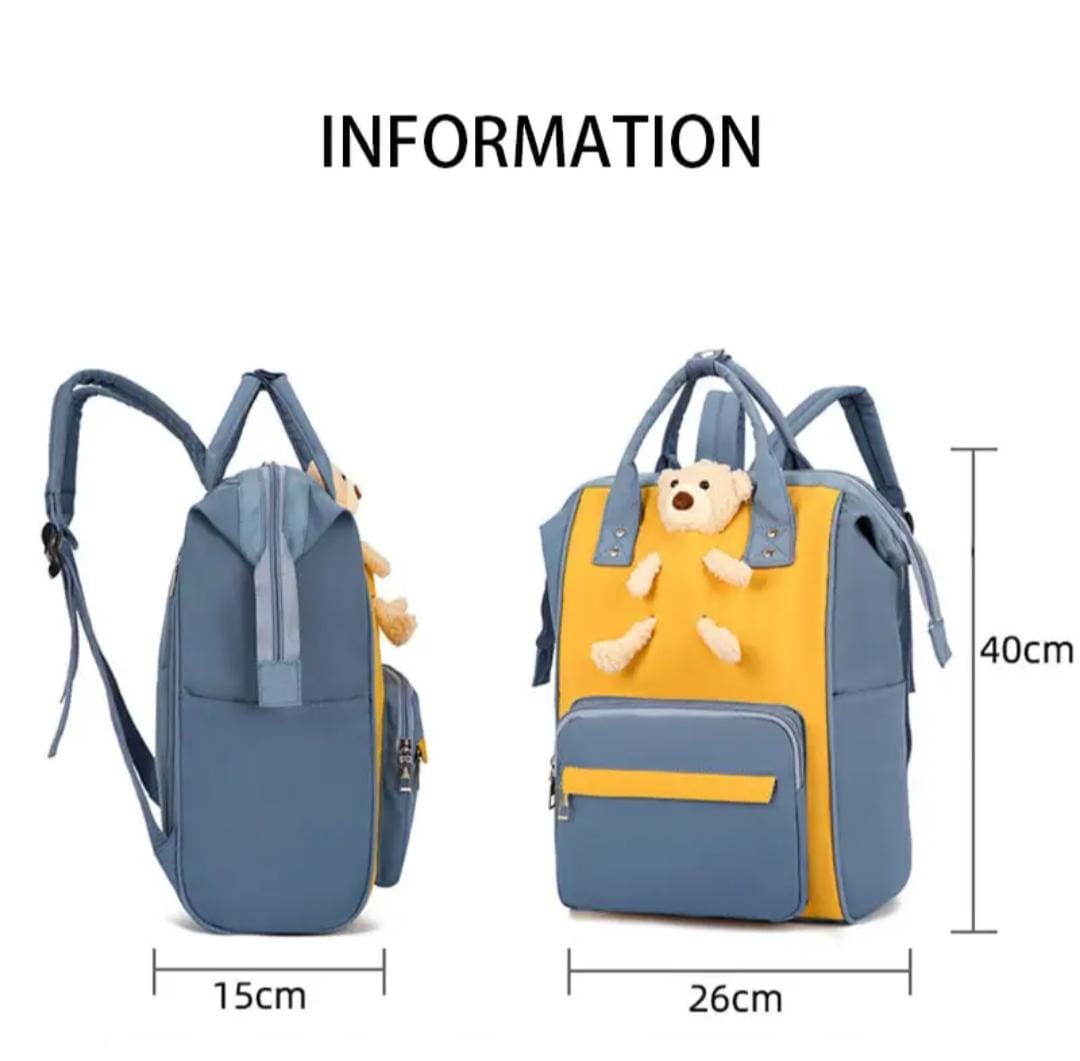 Baby Diaper BagPack Teddy Bear