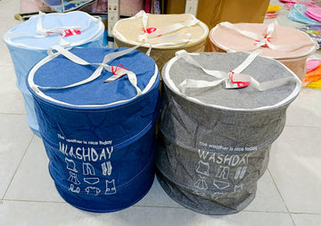 Cotton Laundry Basket