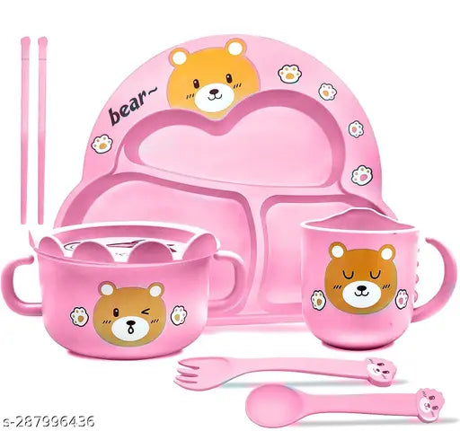 Baby Feeding Set (4 Pcs) Teddy Bear